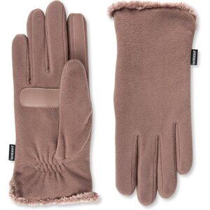 Women's Stretch Fleece Gloves With Microlux Lining and Touch Technology Taupe